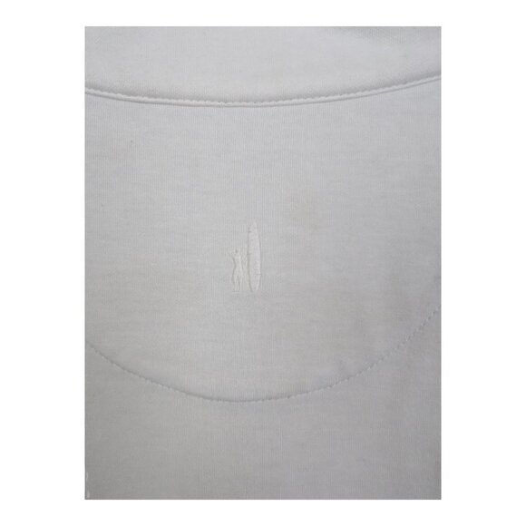 johnnie-O Sully Quarter Zip Pullover in White, Size Large - Picture 7 of 13